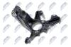 Цапфа перед. ліва VW GOLF 03-12 / Audi A3 03-13 / Seat Altea 03-12 (на 3 кріплення підшипник) NTY ZZPAU002 (фото 1)