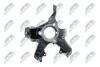 Цапфа перед. ліва VW GOLF 03-12 / Audi A3 03-13 / Seat Altea 03-12 (на 3 кріплення підшипник) NTY ZZPAU002 (фото 3)