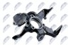 Цапфа перед. права VW GOLF 03-12 / Audi A3 03-13 / Seat Altea 03-12 (на 3 кріплення підшипник) NTY ZZPAU003 (фото 1)