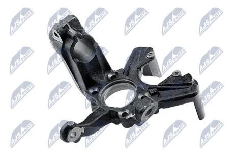Цапфа перед. ліва Audi A3/ Seat Leon,Toledo III/Skoda Octavia II/VW Caddy III, Golf Plus, Golf V, Golf VI 1.4TSi,1.6TDi,2.0TDi 08-13 NTY ZZPAU006