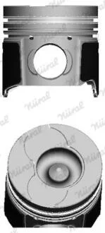 Поршень з кільцями RENAULT 80.5 1.9TD F9Q730/734/780 97- NURAL 8710150700