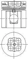 Поршень NURAL 8710170010