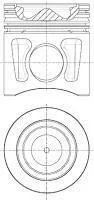 Поршень NURAL 8712190000