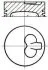 Поршень двигателя FIAT 82,00 1,9D Doblo NURAL 8712400000 (фото 1)