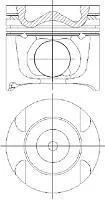 Поршень NURAL 8742200710