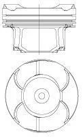 Поршень NURAL 8743460000