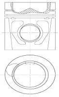 Поршень NURAL 8774340030