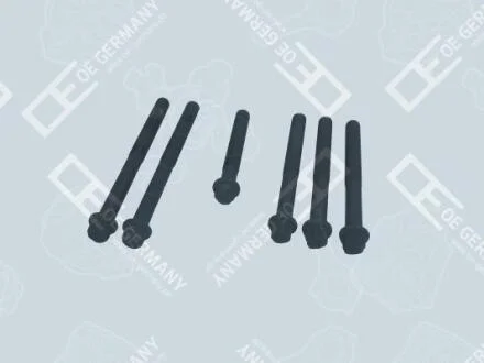 Комплект болтів ГБЦ MAN 3шт, M15x2x259, 5 3шт, M15x2x198, 0 OE Germany 02 0121 287609