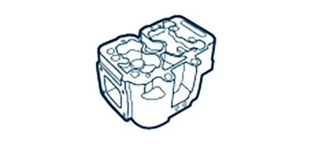 Головка блока циліндрів OE Germany 04 0129 226001