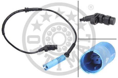 Датчик швидкості обертів коліс антиблокувальної системи гальм Optimal 06-S004