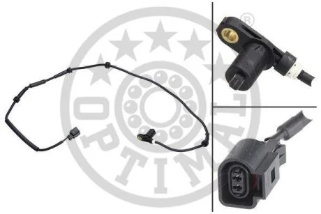 Датчик швидкості обертів коліс антиблокувальної системи гальм Optimal 06S141