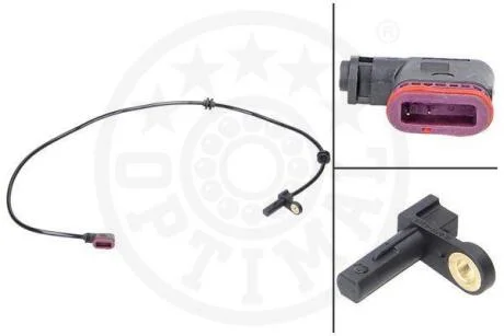 Датчик, частота вращения колеса Optimal 06-S360