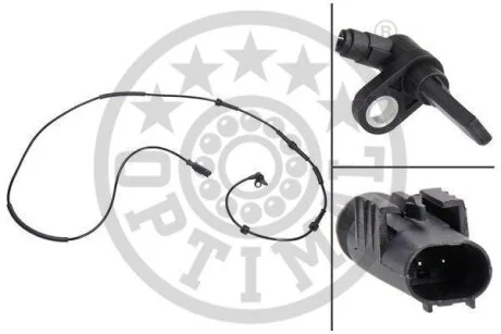 Датчик, кількість обертів колеса Optimal 06-S657