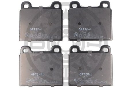 Гальмівні колодки дискові Optimal BP-02110