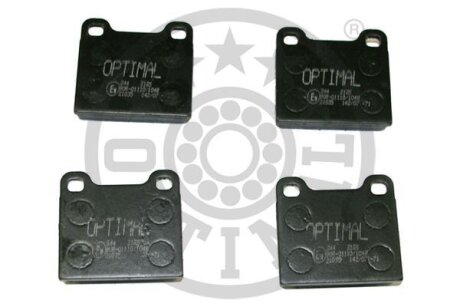 Комплект гальмівних накладок, дискове гальмо Optimal BP-02196