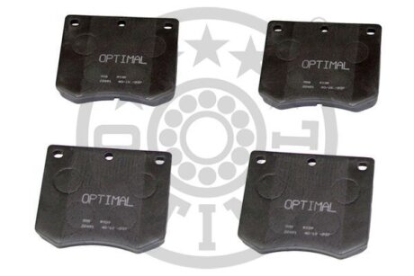 Комплект гальмівних накладок, дискове гальмо Optimal BP09109