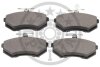 Комплект гальмівних накладок, дискове гальмо Optimal BP-09271 (фото 2)