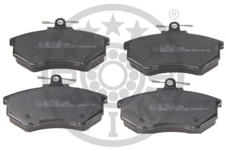 Комплект гальмівних накладок, дискове гальмо Optimal BP-09271