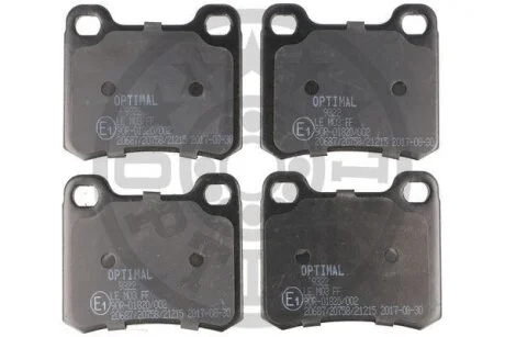 Гальмівні колодки дискові Optimal BP-09322
