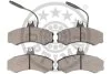 Комплект гальмівних накладок, дискове гальмо Optimal BP-09333 (фото 2)