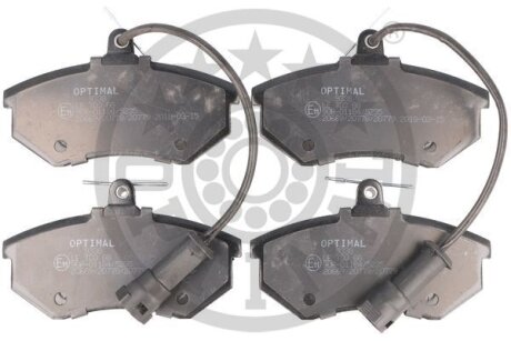 Комплект гальмівних накладок, дискове гальмо Optimal BP-09338