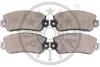 Комплект гальмівних накладок, дискове гальмо Optimal BP-09342 (фото 2)