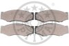 Комплект гальмівних накладок, дискове гальмо Optimal BP-09386 (фото 2)