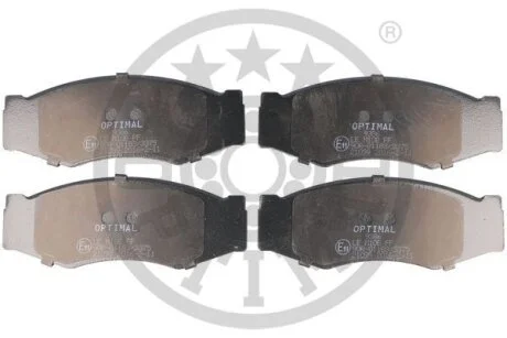 Комплект гальмівних накладок, дискове гальмо Optimal BP-09386