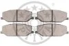 Комплект гальмівних накладок, дискове гальмо Optimal BP-09394 (фото 2)