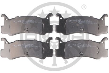 Гальмівні колодки дискові Optimal BP-09438