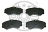 Комплект гальмівних накладок, дискове гальмо Optimal BP-09522 (фото 1)
