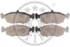 Комплект гальмівних накладок, дискове гальмо Optimal BP09536 (фото 2)
