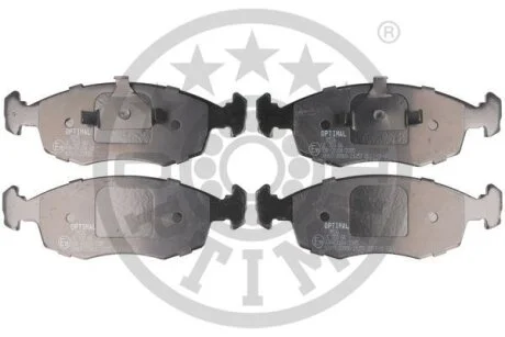 Комплект гальмівних накладок, дискове гальмо Optimal BP09536
