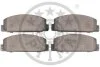 Комплект гальмівних накладок, дискове гальмо Optimal BP-09560 (фото 2)