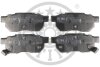 Комплект гальмівних накладок, дискове гальмо Optimal BP-09572 (фото 1)