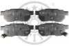 Комплект гальмівних накладок, дискове гальмо Optimal BP-09572 (фото 1)