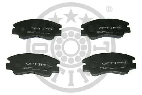 Комплект гальмівних накладок, дискове гальмо Optimal BP09581
