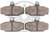 Комплект гальмівних накладок, дискове гальмо Optimal BP-09601 (фото 2)