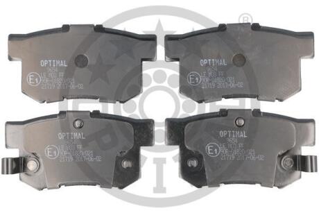 Гальмівні колодки дискові Optimal BP09654