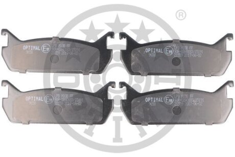 Комплект гальмівних накладок, дискове гальмо Optimal BP-09658