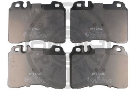 Комплект гальмівних накладок, дискове гальмо Optimal BP-09753