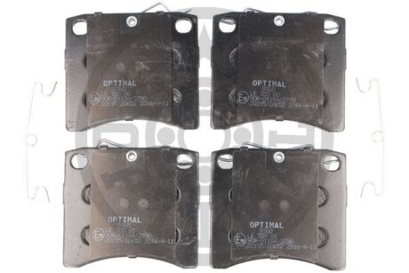 Гальмівні колодки дискові Optimal BP-09760