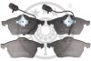 Комплект гальмівних накладок, дискове гальмо Optimal BP-09768 (фото 1)