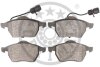 Комплект гальмівних накладок, дискове гальмо Optimal BP-09768 (фото 2)