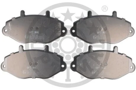 Комплект гальмівних накладок, дискове гальмо Optimal BP-09770