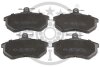 Комплект гальмівних накладок, дискове гальмо Optimal BP-09774 (фото 1)