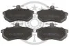 Комплект гальмівних накладок, дискове гальмо Optimal BP-09774 (фото 1)