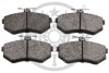 Комплект гальмівних накладок, дискове гальмо Optimal BP-09774 (фото 2)