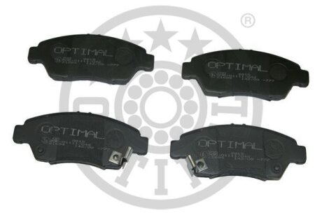 Комплект гальмівних накладок, дискове гальмо Optimal BP-09815