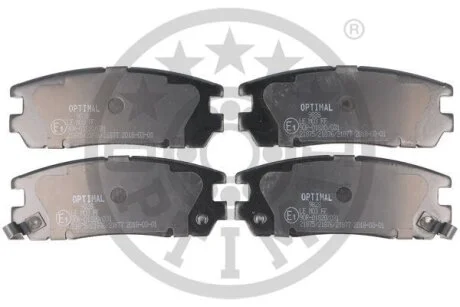 Комплект гальмівних накладок, дискове гальмо Optimal BP-09828